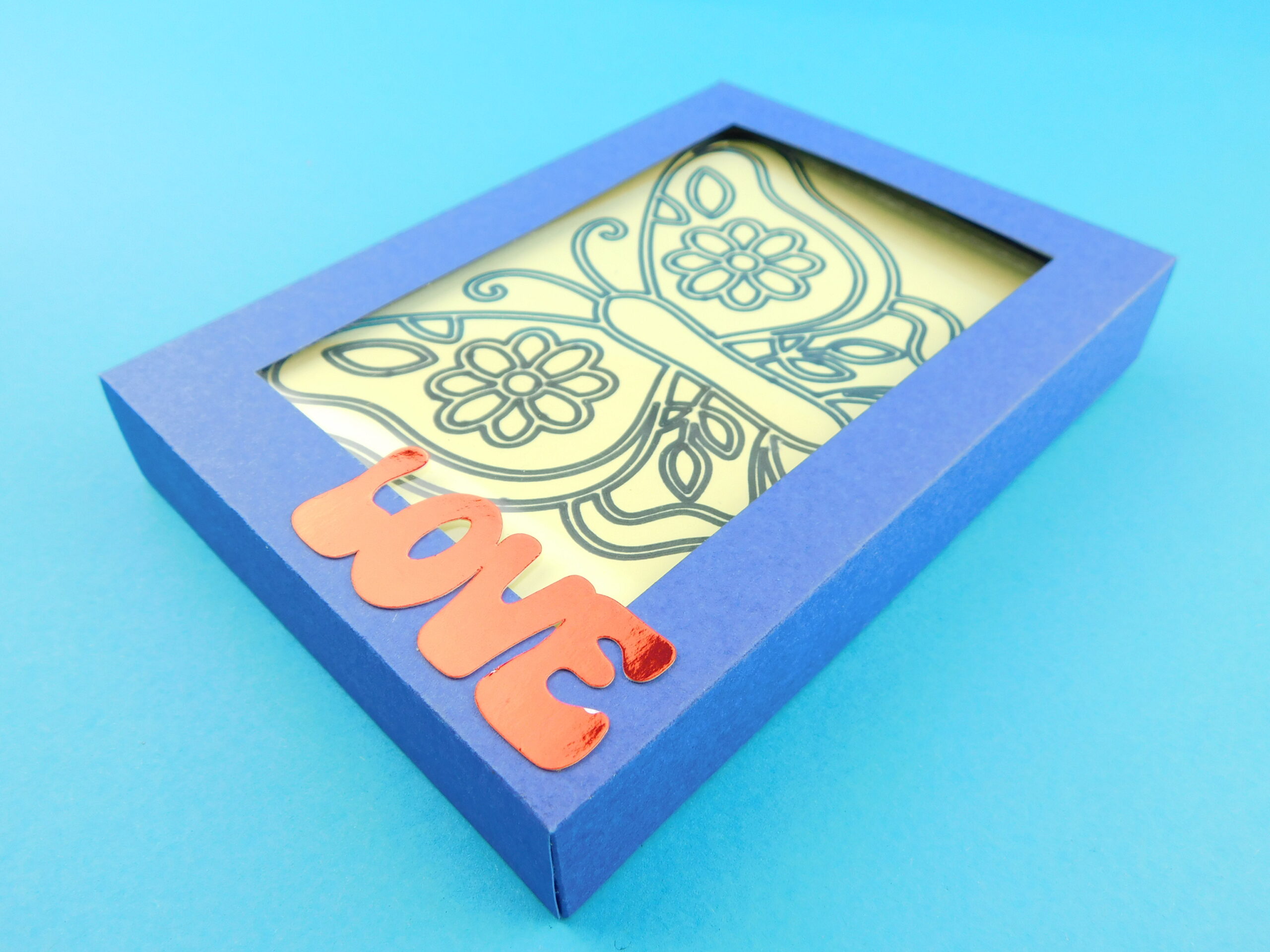 A6 Butterfly Sand Art Kit Gift Box - Image 2