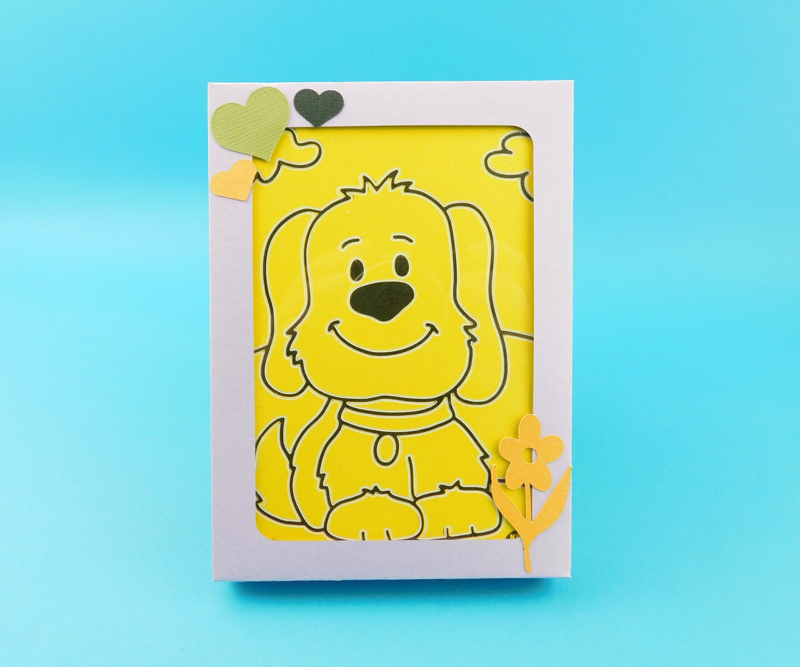 A6 Dog Sand Art Kit Gift Box
