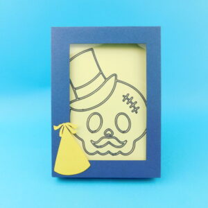 A6 Skull with Top Hat Sand Art Kit Gift Box