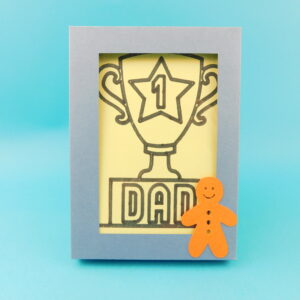 A6 #1 Dad Trophy Sand Art Kit Gift Box