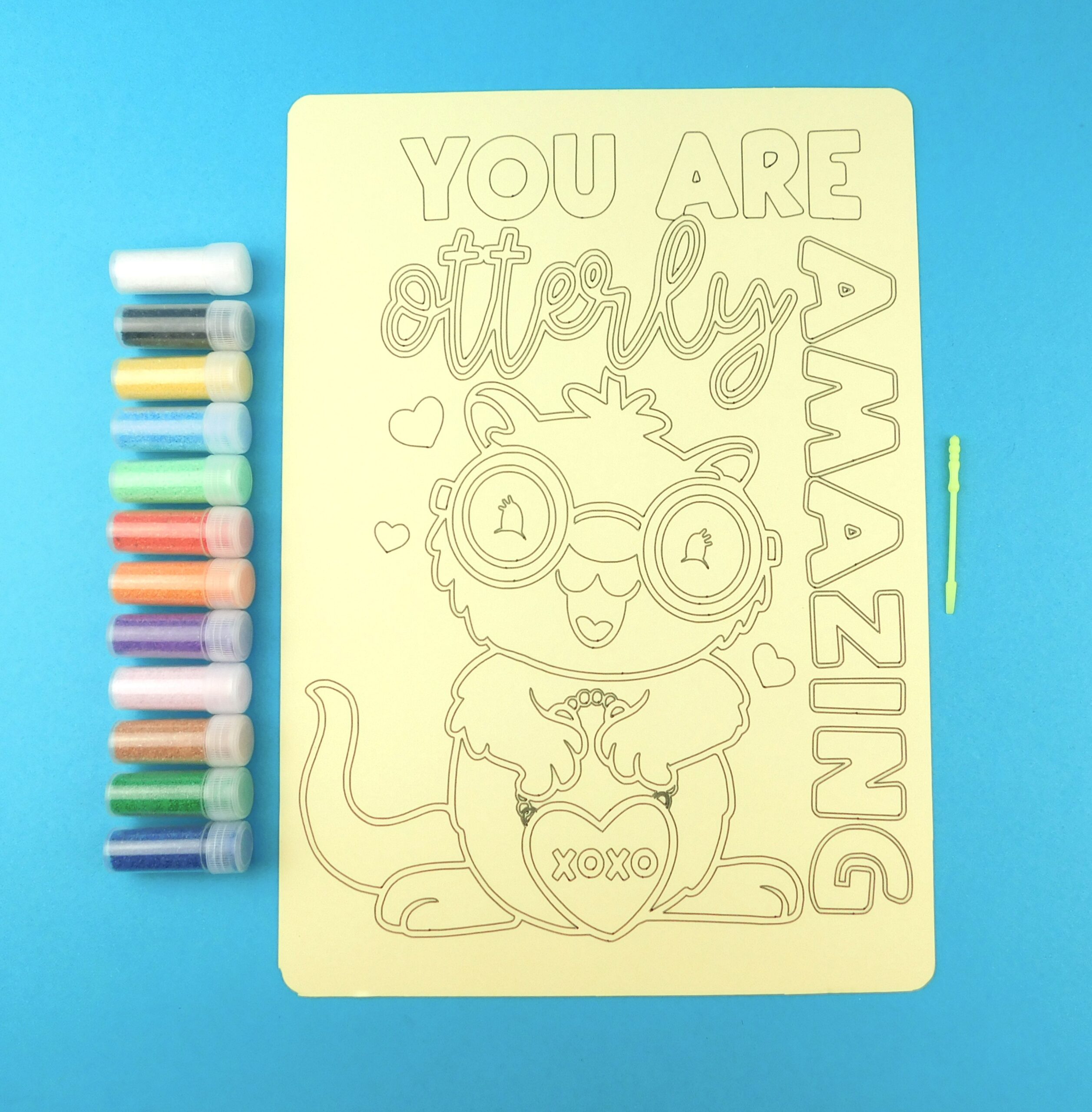 A4 You are otterly amazing Sand Art Kit