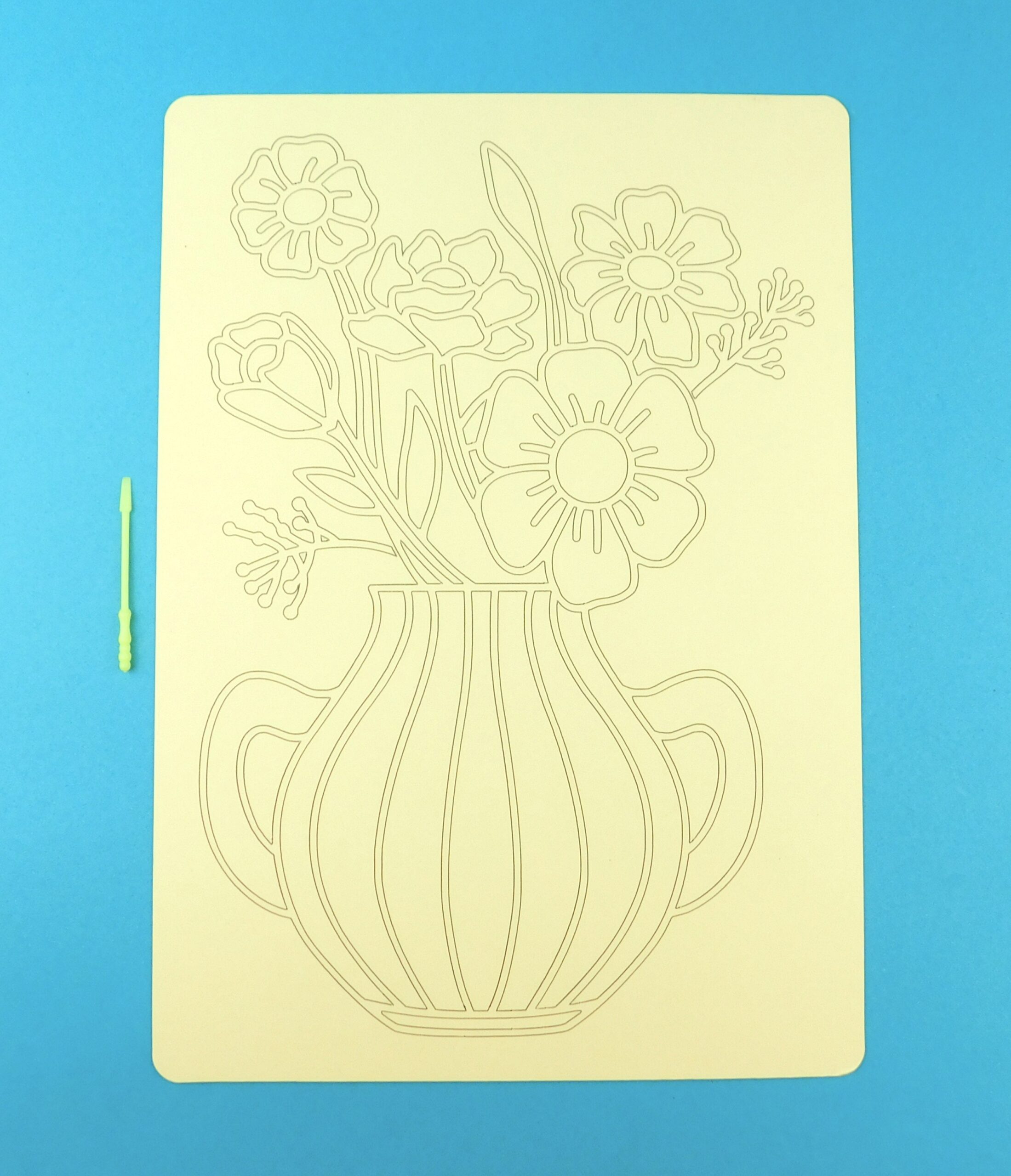 A4 Vase of flowers Sand Art Kit - Image 2