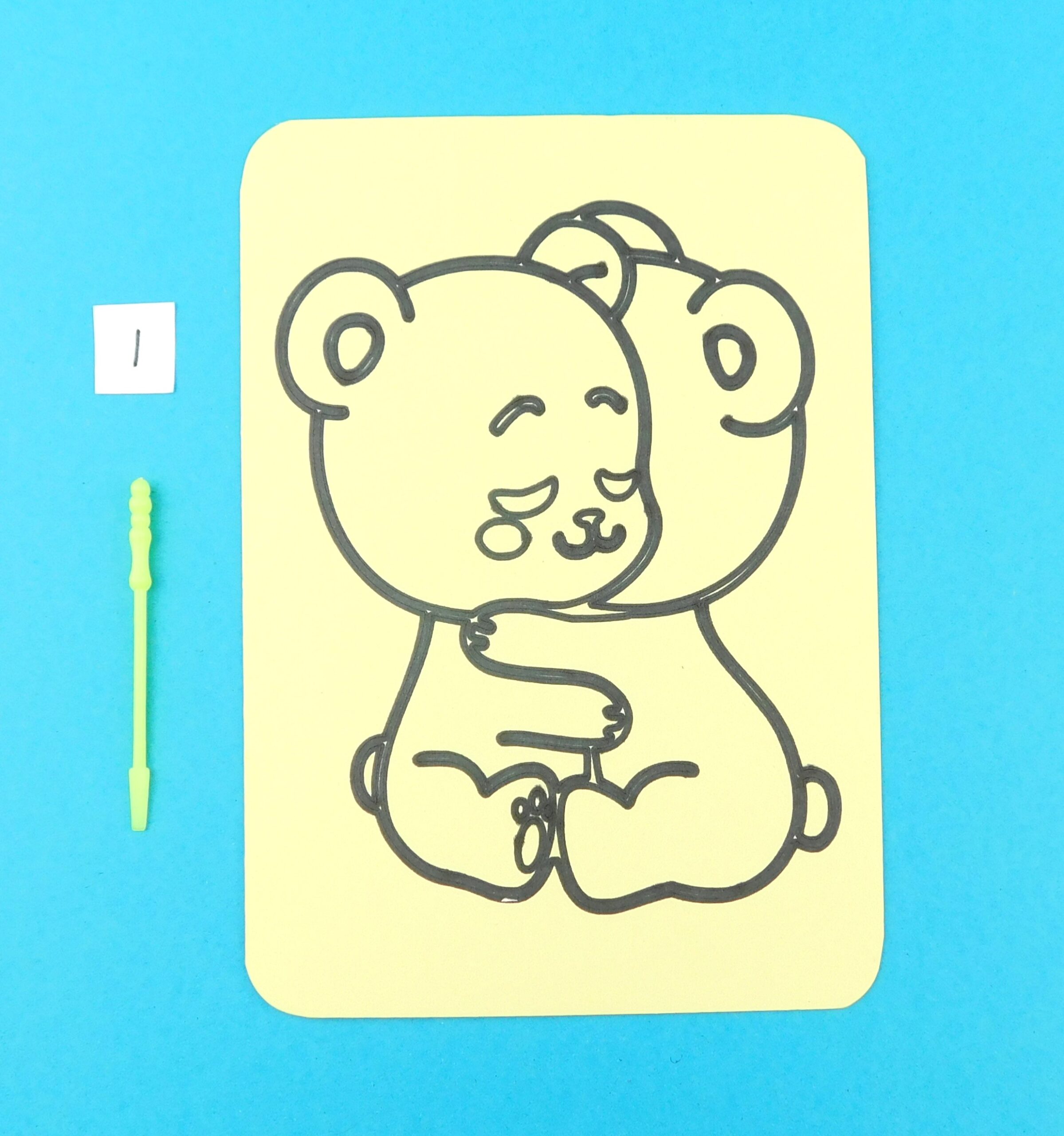 A6 Teddy Hugs Sand Art Kit - Image 2