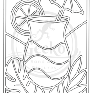 A6 Stained Glass Cocktail Sand Art Kit