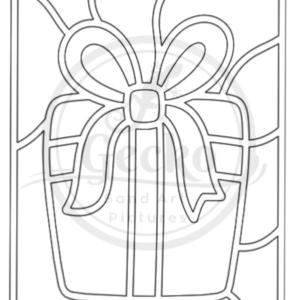 A6 Stained Glass Present Sand Art Kit