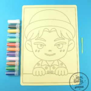A4 Abby K-Pop Demon Hunters Sand Art Kit