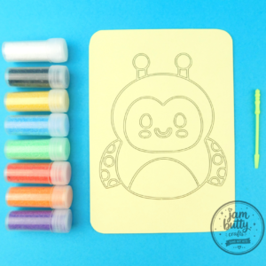 A6 Ladybug Snuggly Sand Art Kit