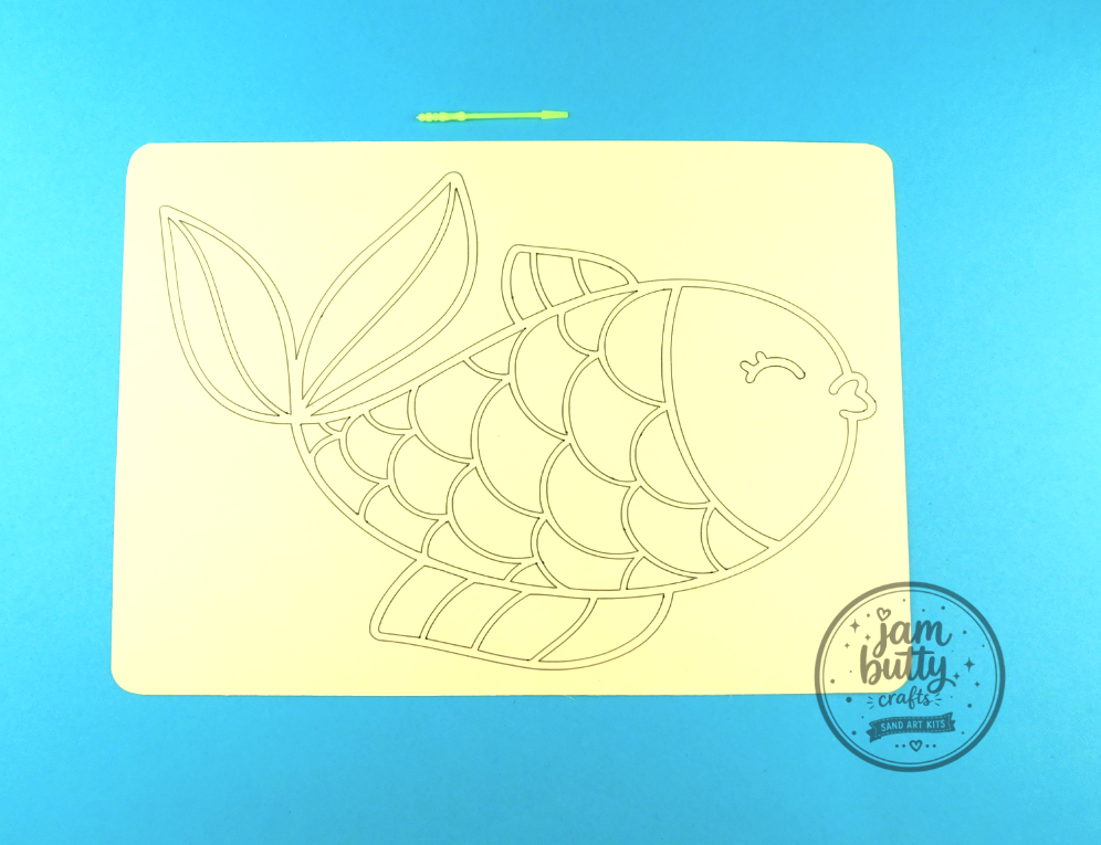 A4 Fish Sand Art Kit - Image 2