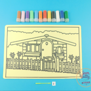 A4 Garden Shed Sand Art Kit