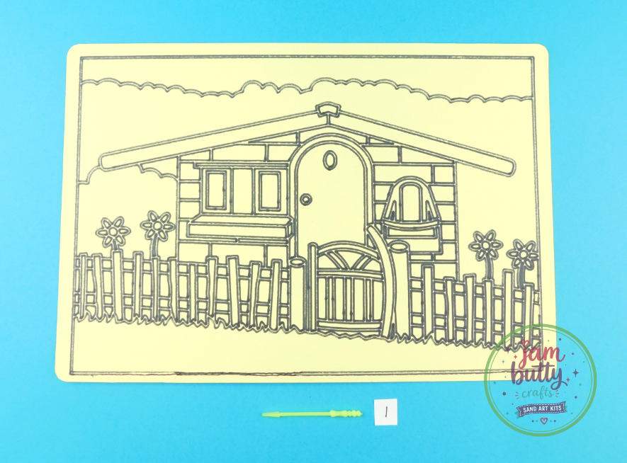 A4 Garden Shed Sand Art Kit - Image 2