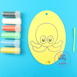 Oval Octopuss Sand Art Kit.