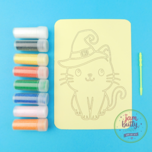 A6 Cat with Hat Sand Art Kit
