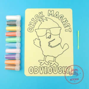 A5 Chick Magnet Obviously Sand Art Kit