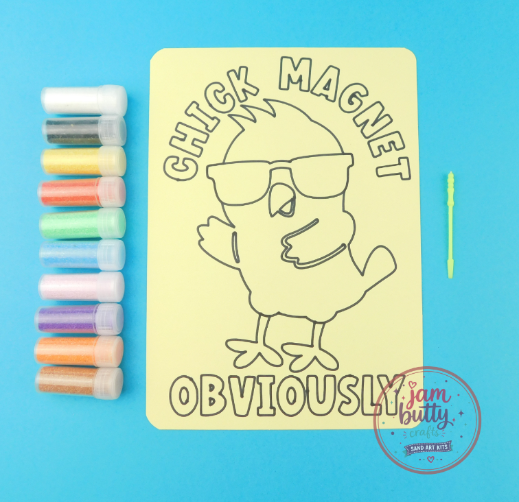 A5 Chick Magnet Obviously Sand Art Kit