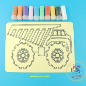 A5 Dump Truck Sand Art Kit