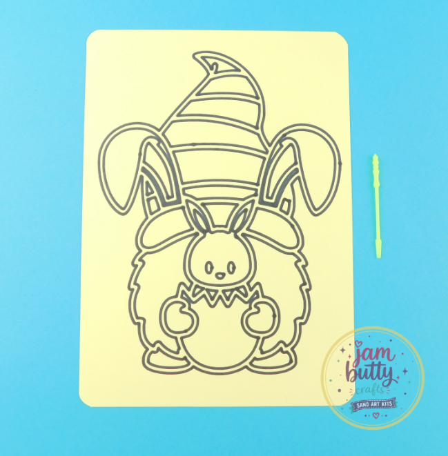 A5 Easter Gnome Sand Art Kit - Image 2