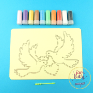 A5 Doves Sand Art Kit