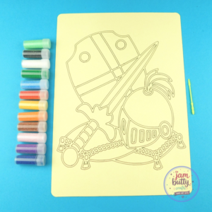 A4 Knight Attire Sand Art Kit