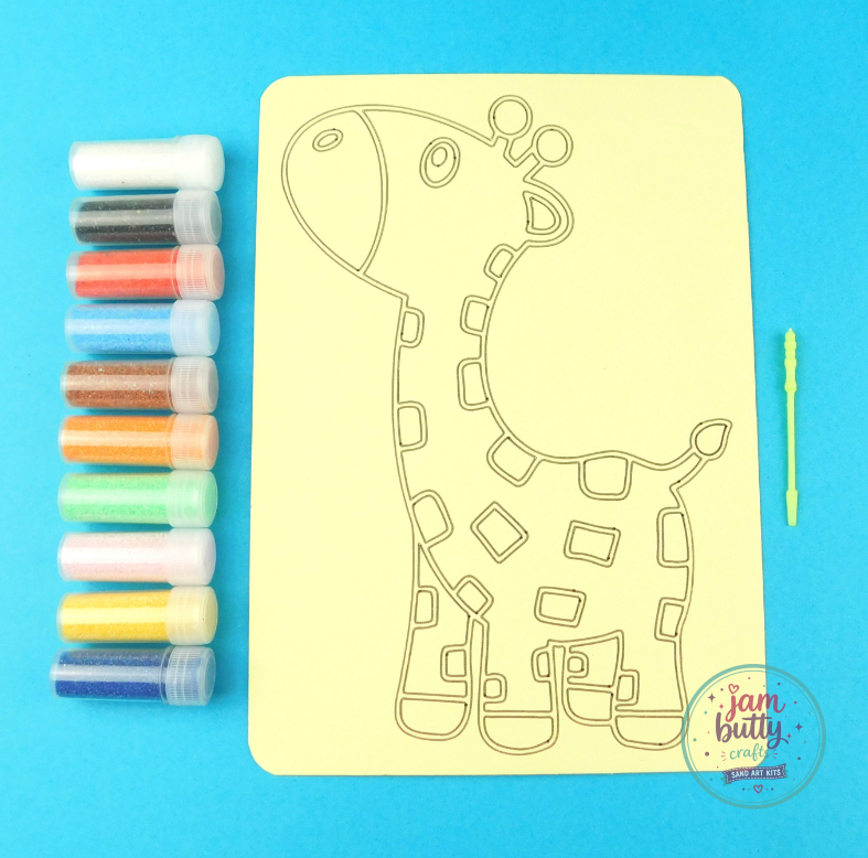 A5 Giraffe Sand Art Kit