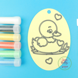 Oval Duck Sand Art Kit