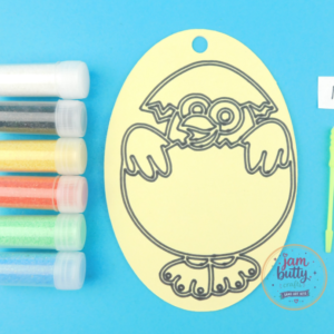 Oval Easter Chick Sand Art Kit