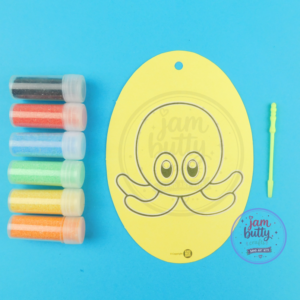 Oval Octopuss Sand Art Kit.