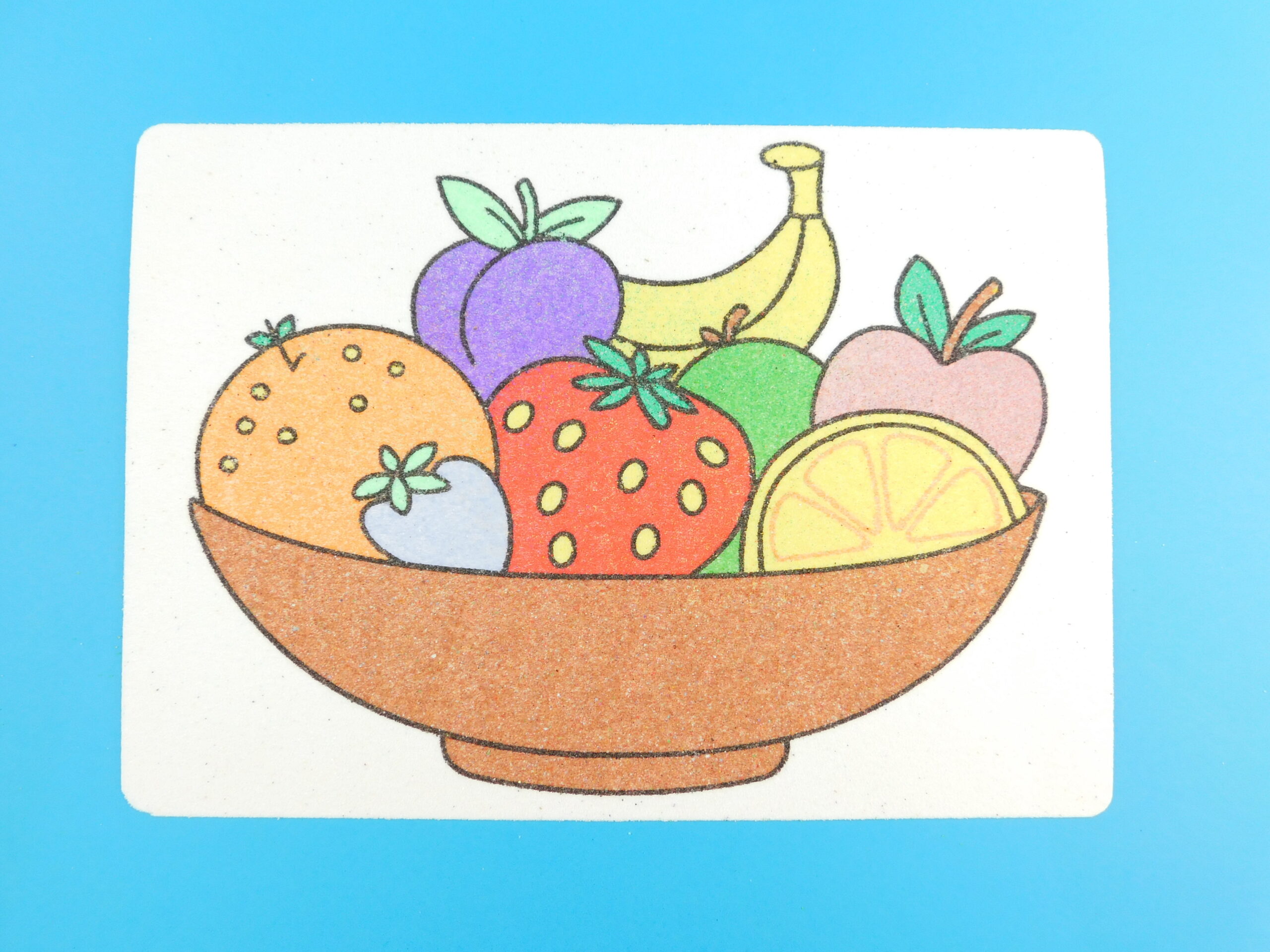 A4 Fruit Bowl Sand Art Kit - Image 5