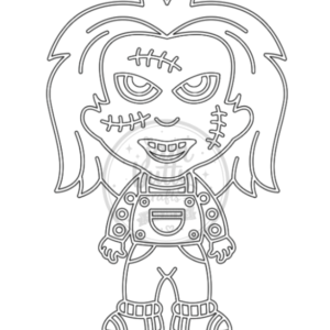 A4 Chucky-ish Sand Art Kit (Made To Order)