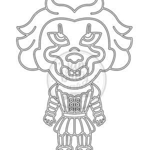 A4 Pennywise-ish Sand Art Kit (Made To Order)