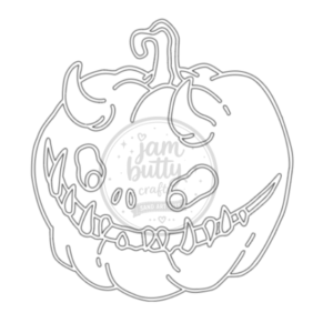 A4 Scary-ish Pumpkin Sand Art Kit (Made To Order)