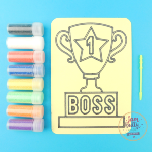 A6 #1 Boss Trophy Sand Art Kit