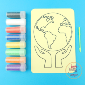 A6 Earth Sand Art Kit