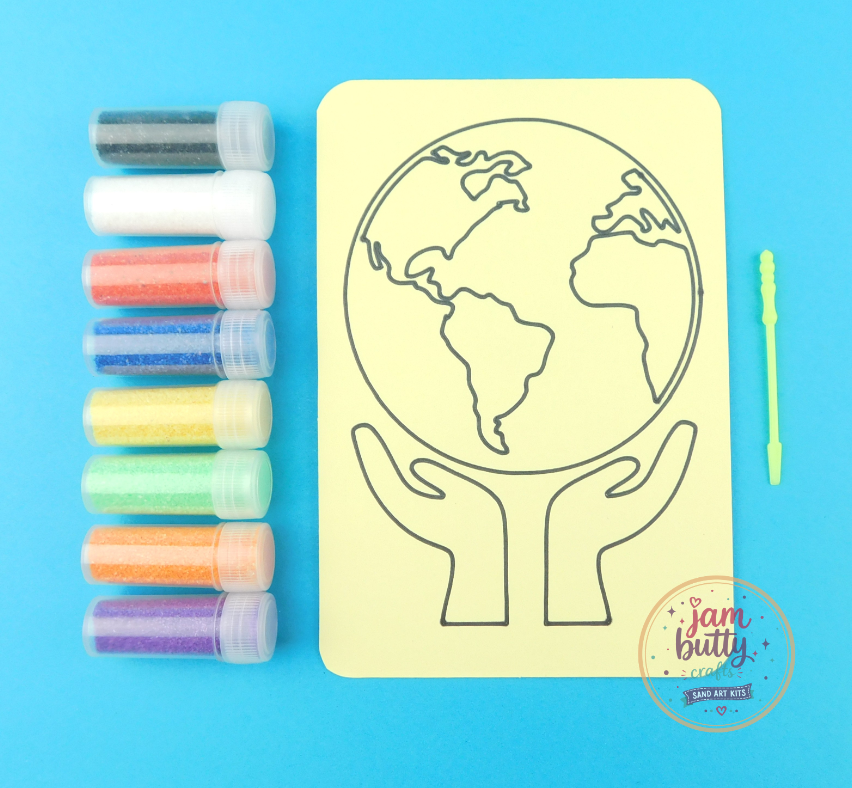 A6 Earth Sand Art Kit