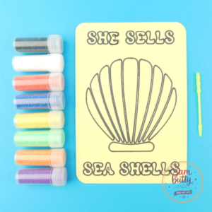 A6 She Sells Sea Shells Sand Art Kit