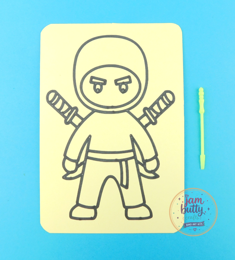 A6 Ninja Sand Art Kit - Image 2