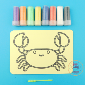 A6 Crab Sand Art Kit