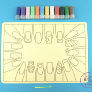 A4 Nail Art Sand Art Kit