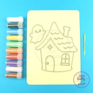 A5 Haunted House Sand Art Kit