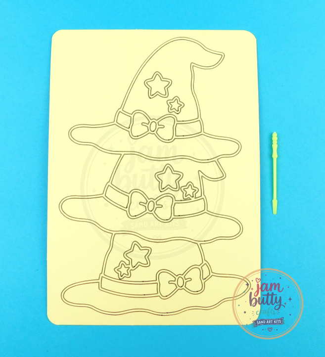 A5 Witches Hats Sand Art Kit - Image 2
