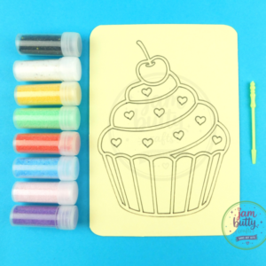 A5 Cupcake Sand Art Kit