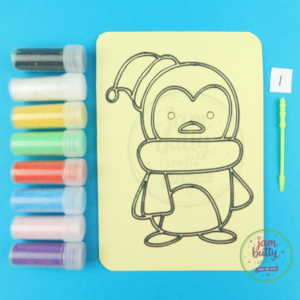A6 Penguin Sand Art Kit