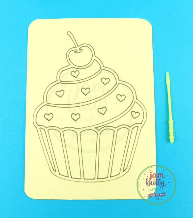 A5 Cupcake Sand Art Kit - Image 2