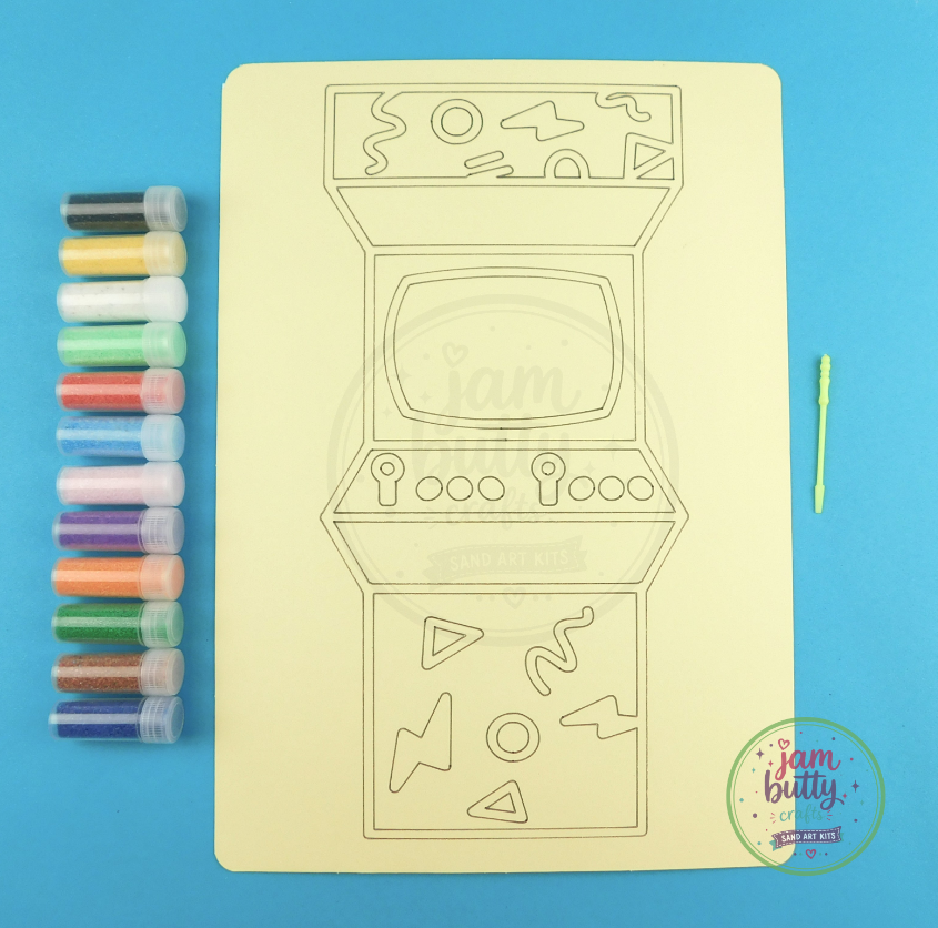 A4 Arcade Game Sand Art Kit