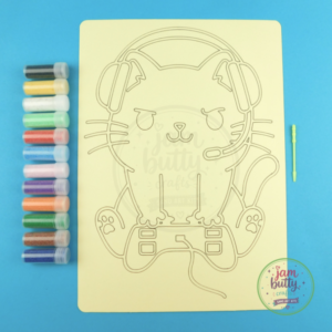 A4 Gaming Cat Sand Art Kit