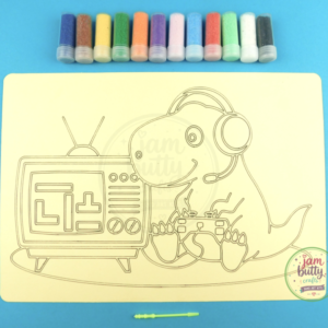 A4 Gaming T-Rex Sand Art Kit
