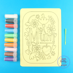 A5 Mum Sand Art Kit