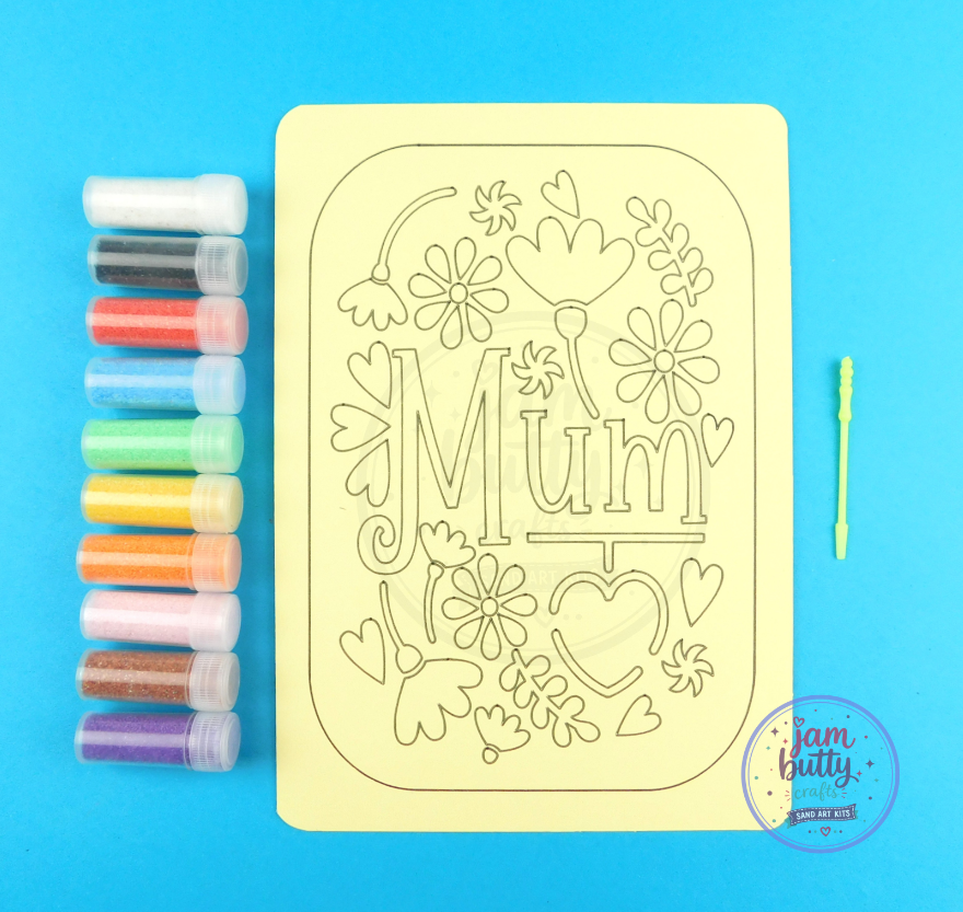 A5 Mum Sand Art Kit