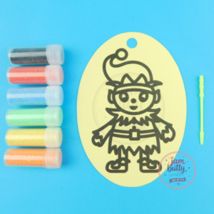 Oval Elf Sand Art Kit.