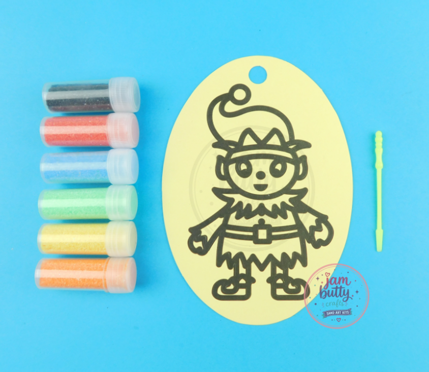 Oval Elf Sand Art Kit.