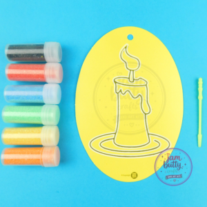 Oval Candle Sand Art Kit.